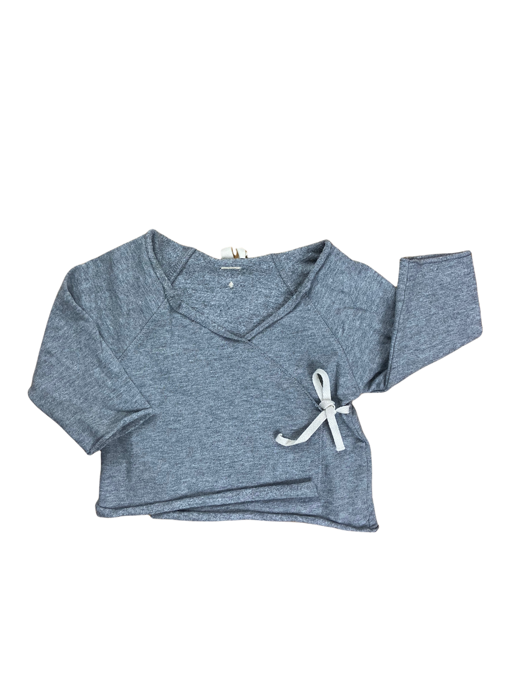 Gray Label Wickelshirt grau second hand Sale GOTS nachhaltige Kinderkleidung