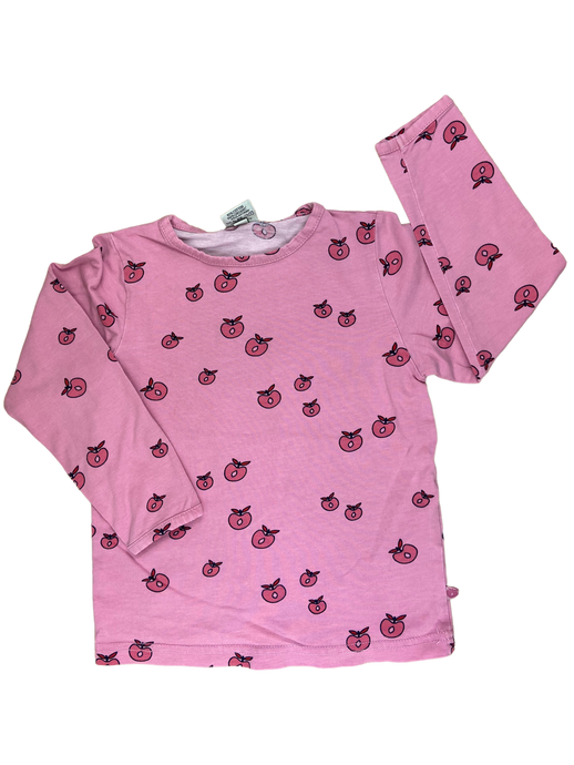 Smafolk Second Hand Kinder Kleidung Shirt Äpfel rosa